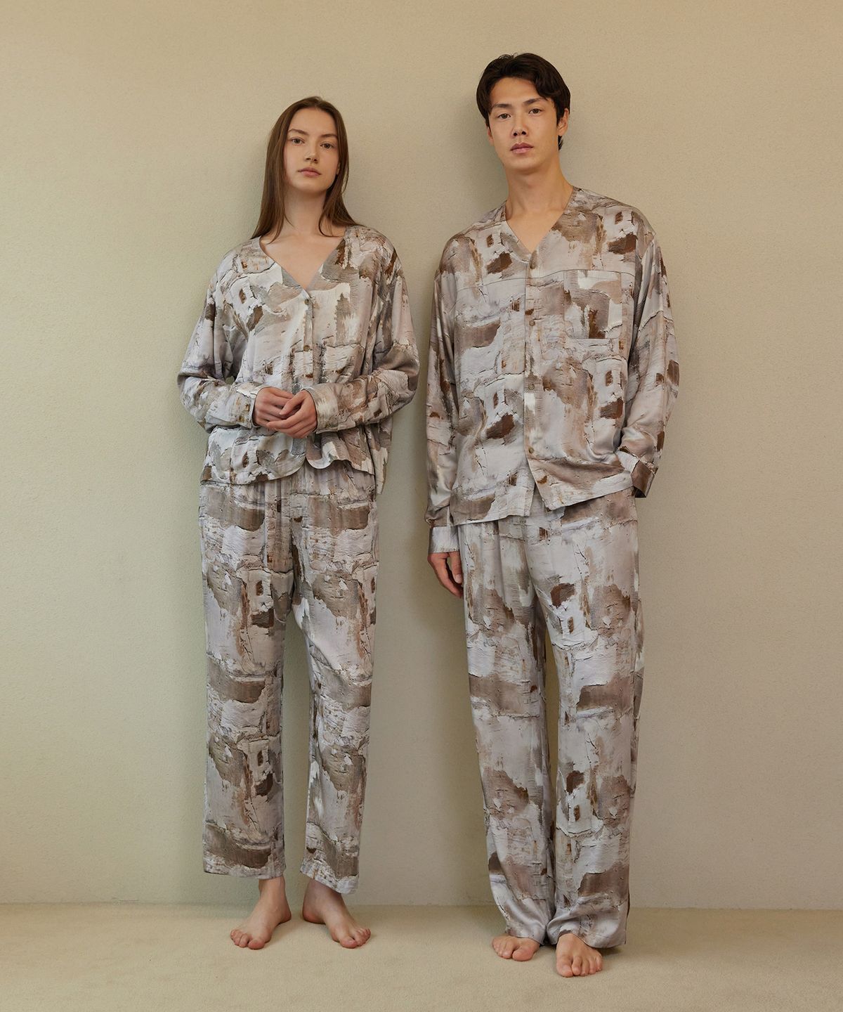 아템포(ATEMPO) COZY PAJAMA COUPLE SET_art wall