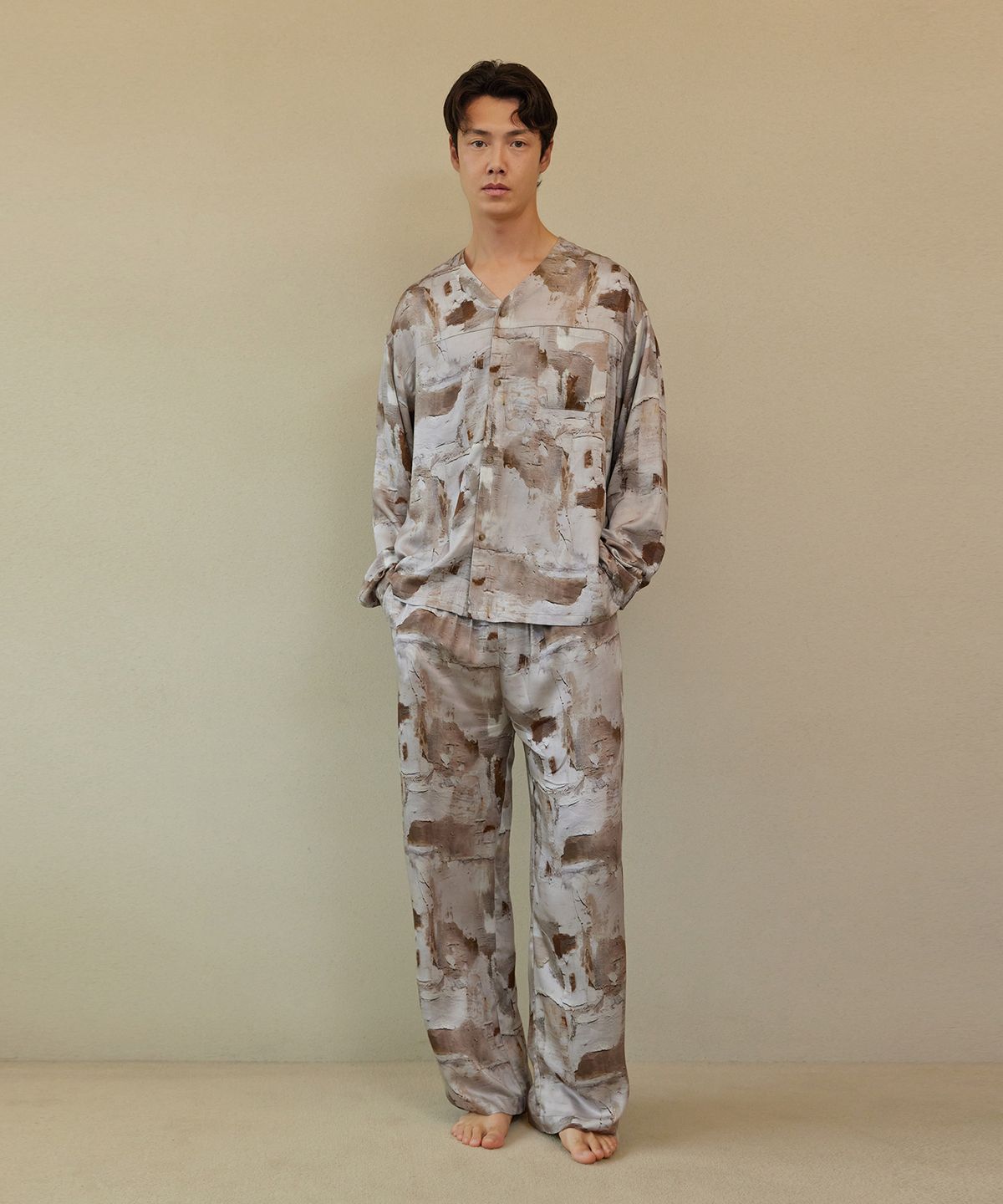 아템포(ATEMPO) COZY PAJAMA COUPLE SET_art wall