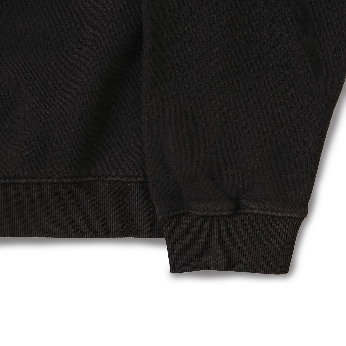 피오에스알(POSR) OVERDYED LOGO SWEATSHIRT / BLACK