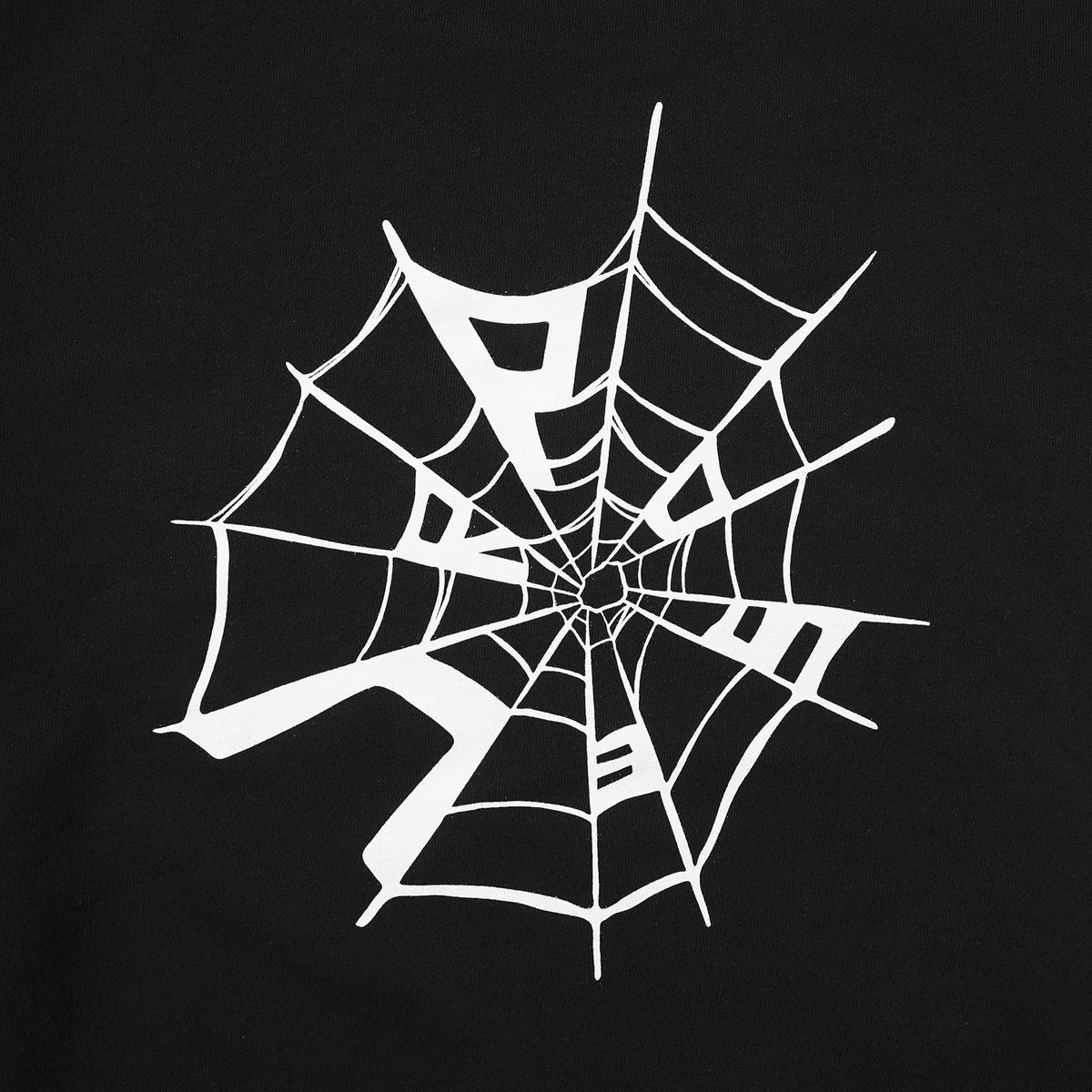 피오에스알(POSR) OVERDYED WEB SWEATSHIRT / BLACK