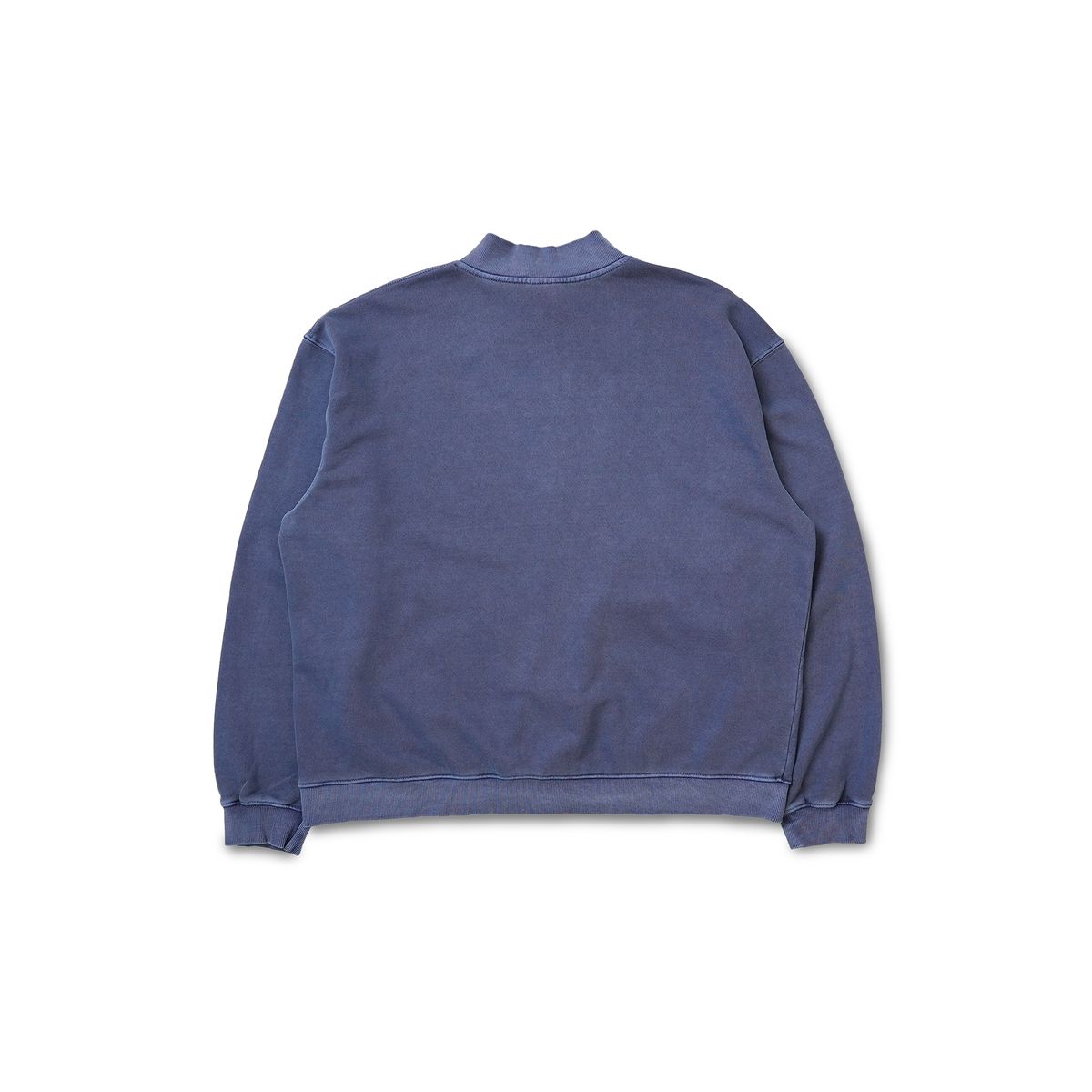 피오에스알(POSR) OVERDYED LOGO ZIP JACKET / NAVY