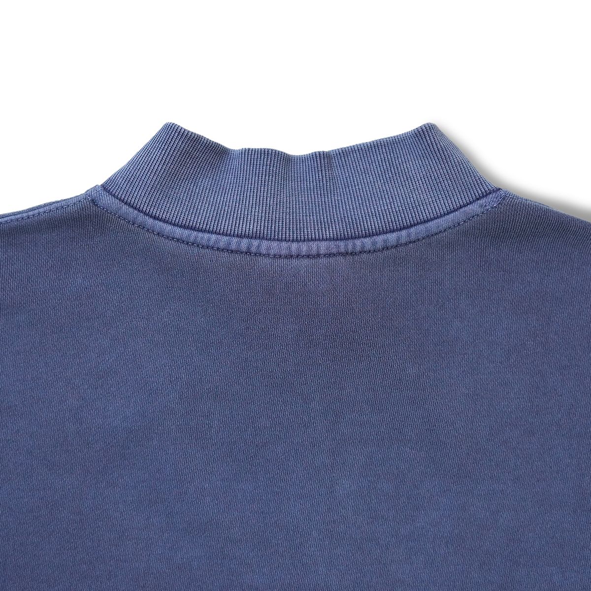피오에스알(POSR) OVERDYED LOGO ZIP JACKET / NAVY