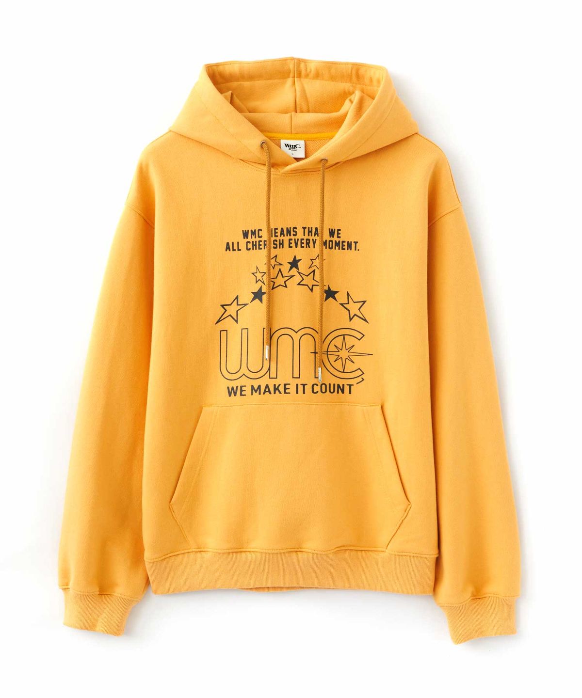더블유엠씨(WMC) 스타 슬로건 후드_YELLOW