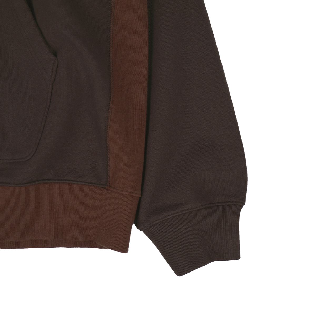 휴머러스 어카운트(HUMOROUS ACCOUNT) BIG PK SW HOODIE / DARK BROWN