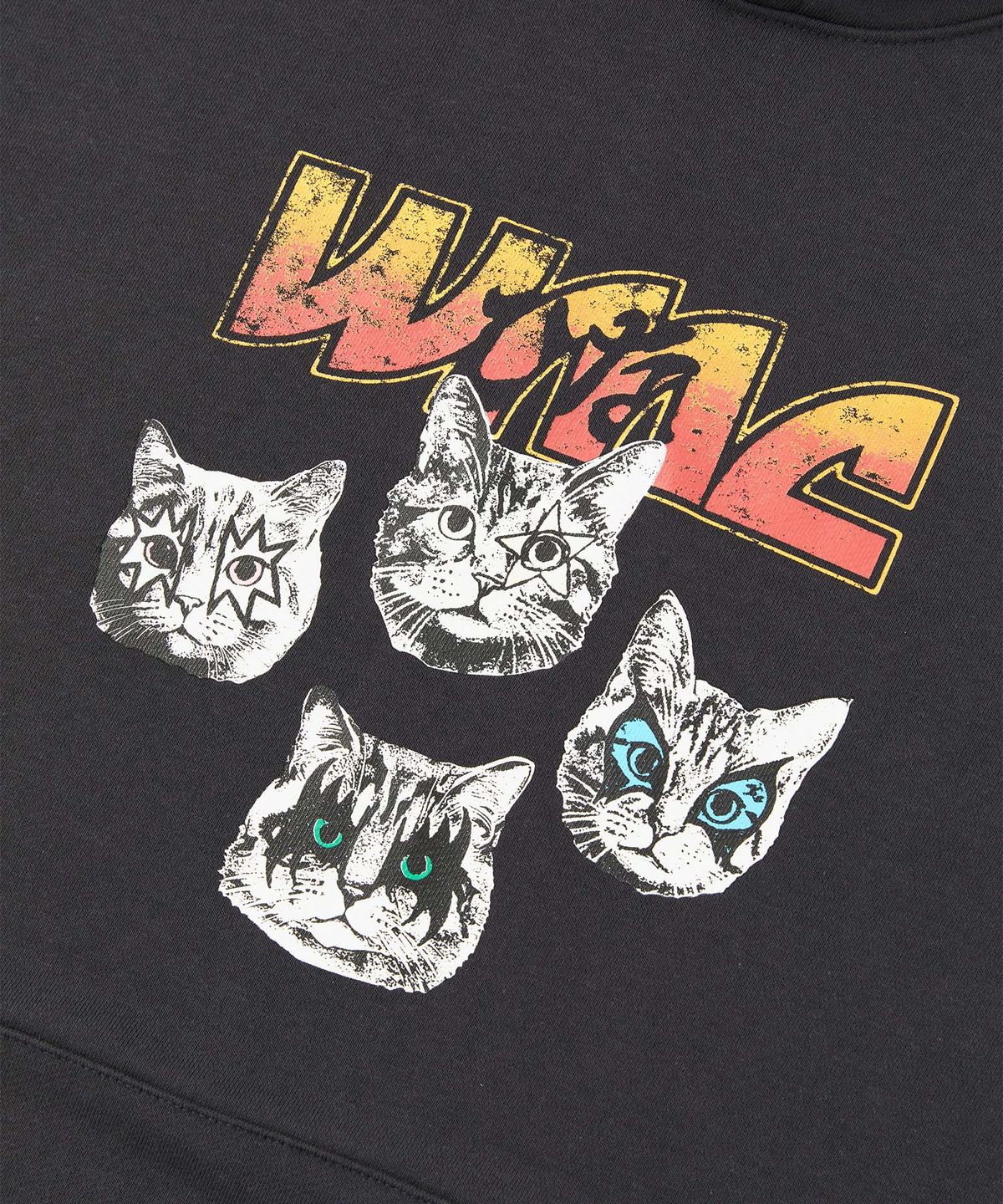 더블유엠씨(WMC) [WMC x HINA] 메탈캣 후드_CHARCOAL GREY
