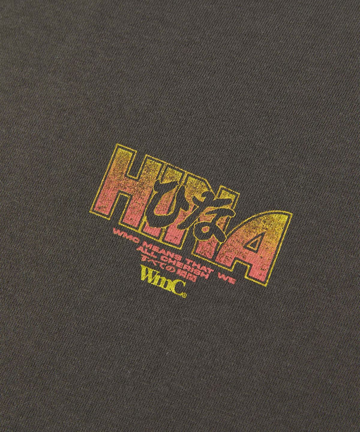 더블유엠씨(WMC) [WMC x HINA] 락스타 후드_CHARCOAL GREY