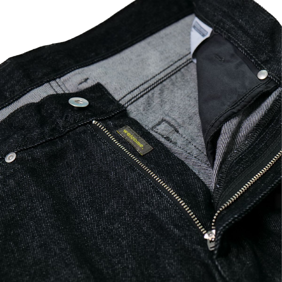 휴머러스 어카운트(HUMOROUS ACCOUNT) 5P DENIM PANTS / BLACK(ONE WASHED)