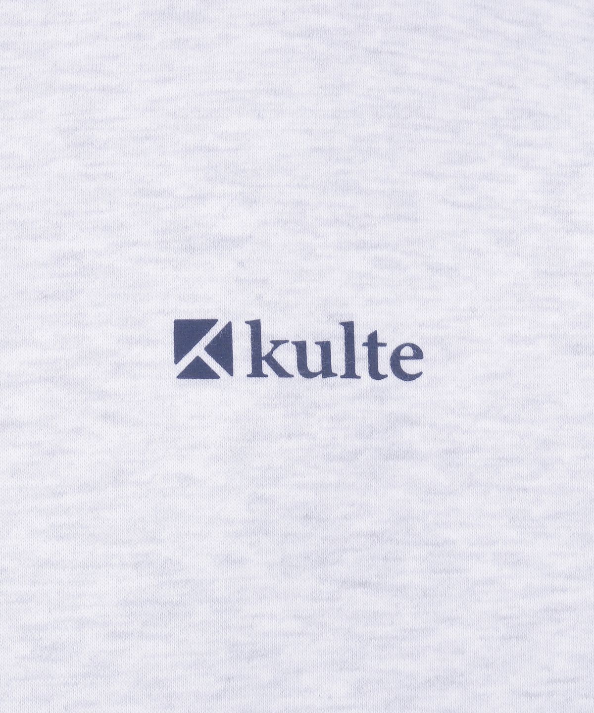 쿨트(KULTE) 클래식 프린트 로고 기모 맨투맨 티셔츠 멜란지그레이