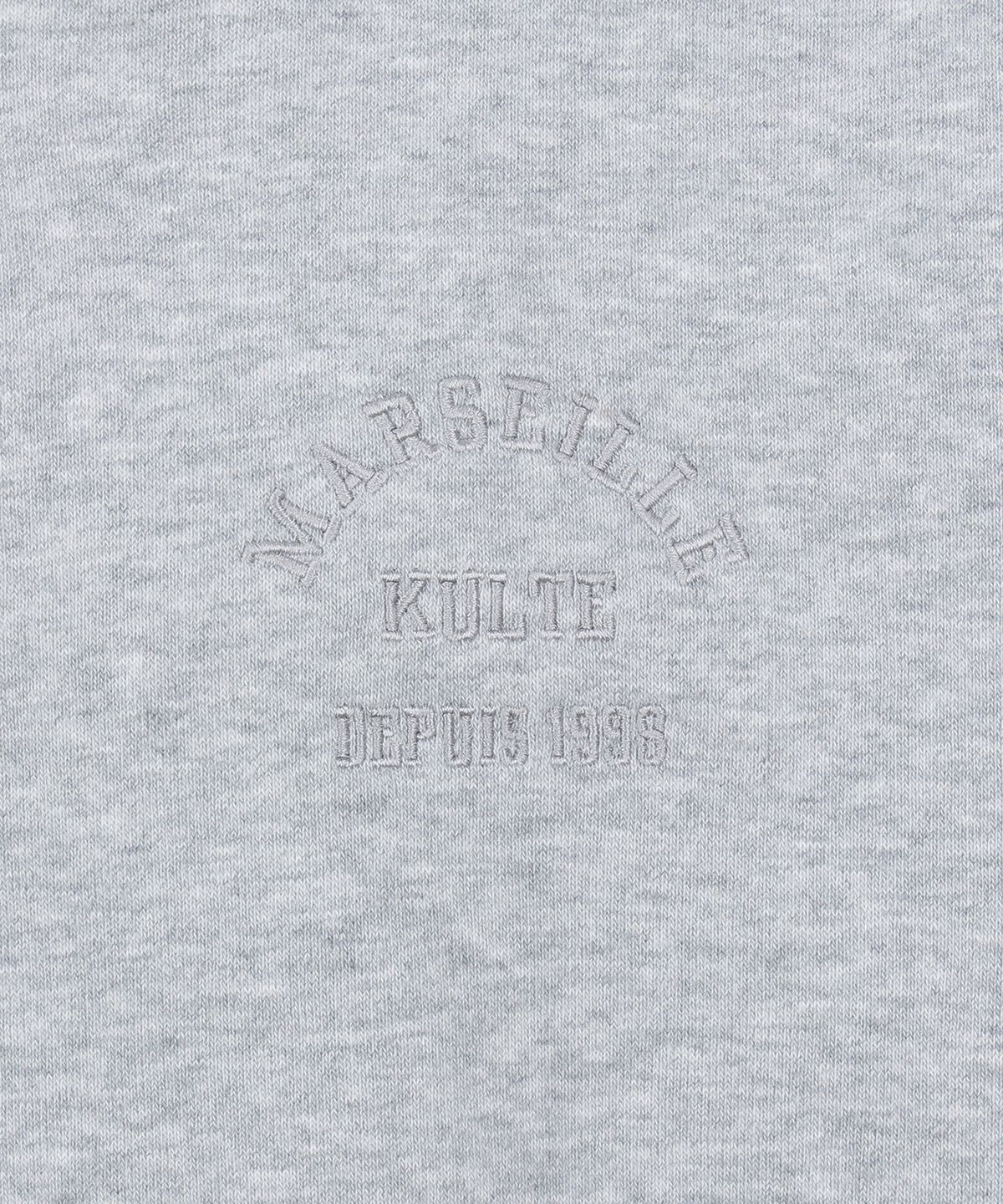 쿨트(KULTE) 마르세유 솔리드 스웻 럭비 티셔츠 그레이
