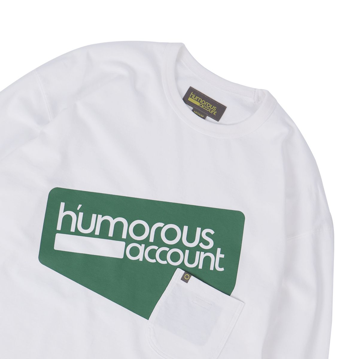 휴머러스 어카운트(HUMOROUS ACCOUNT) HUMOROUS LOGO L/S TEE / OFF WHITE
