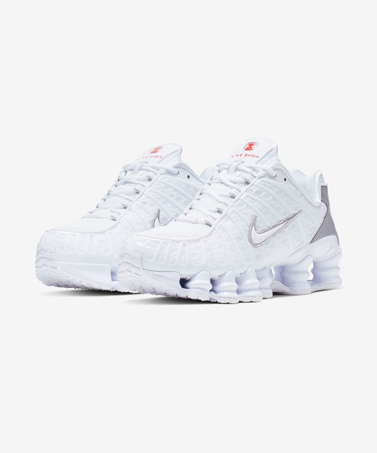 나이키(NIKE) 샥스 TL W - 화이트:메탈릭 실버:맥스 오렌지:화이트 / AR3566-100