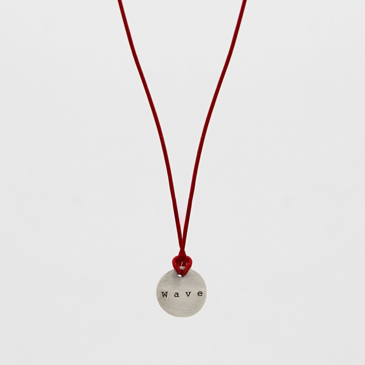 하카블랙스(HAKKABLACKS) Round Initial String Necklace