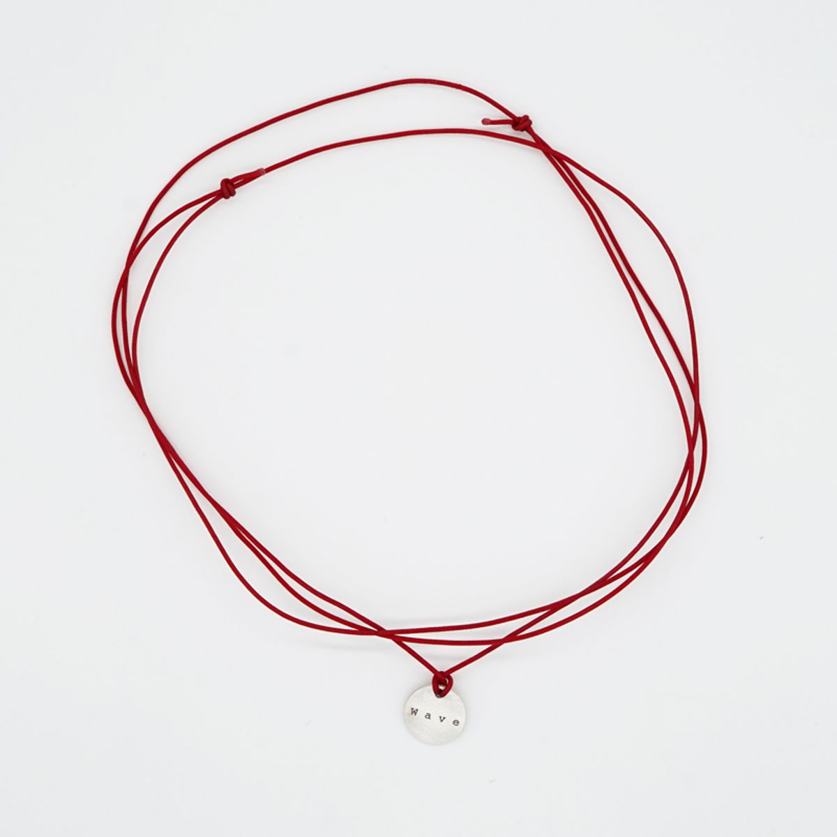 하카블랙스(HAKKABLACKS) Round Initial String Necklace