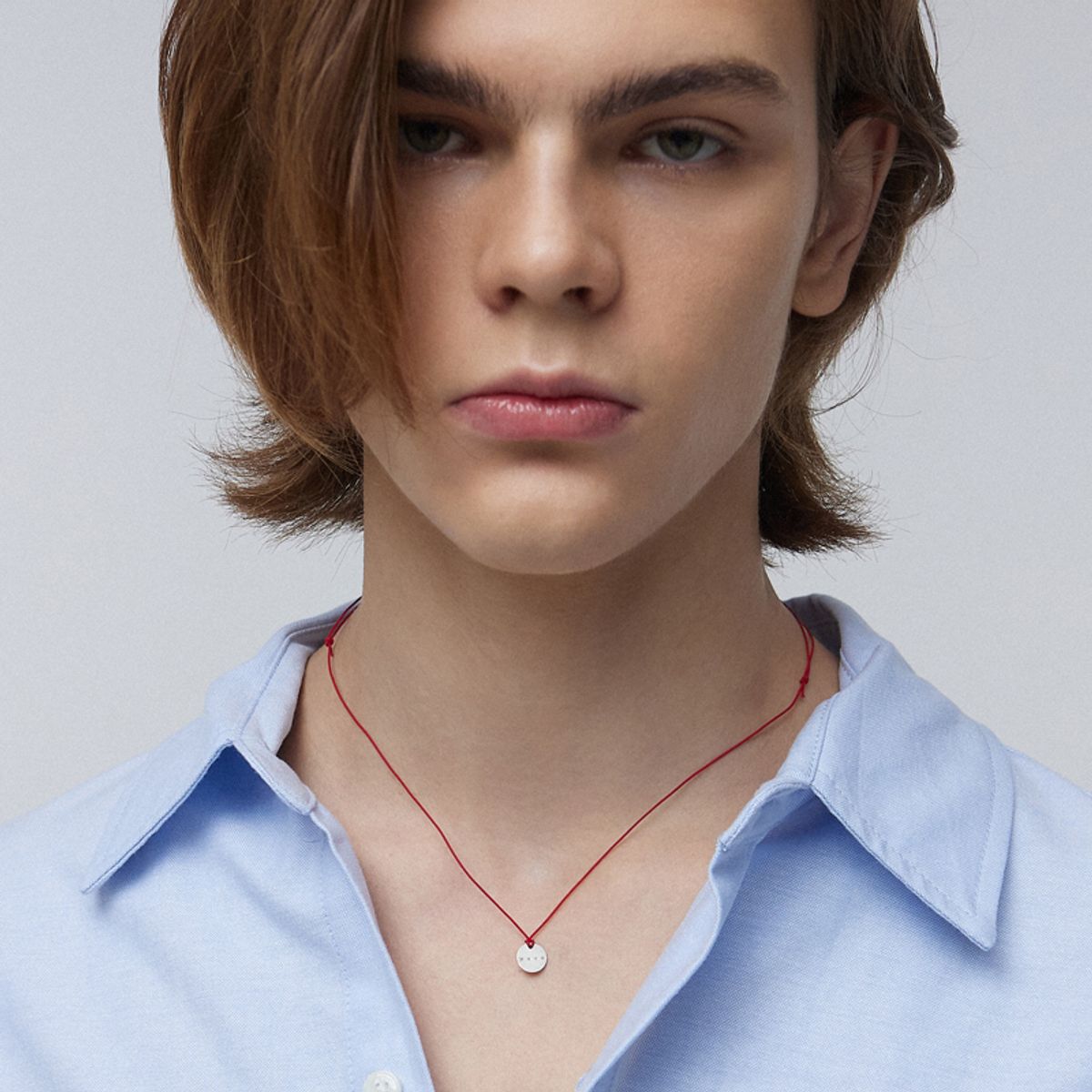 하카블랙스(HAKKABLACKS) Round Initial String Necklace
