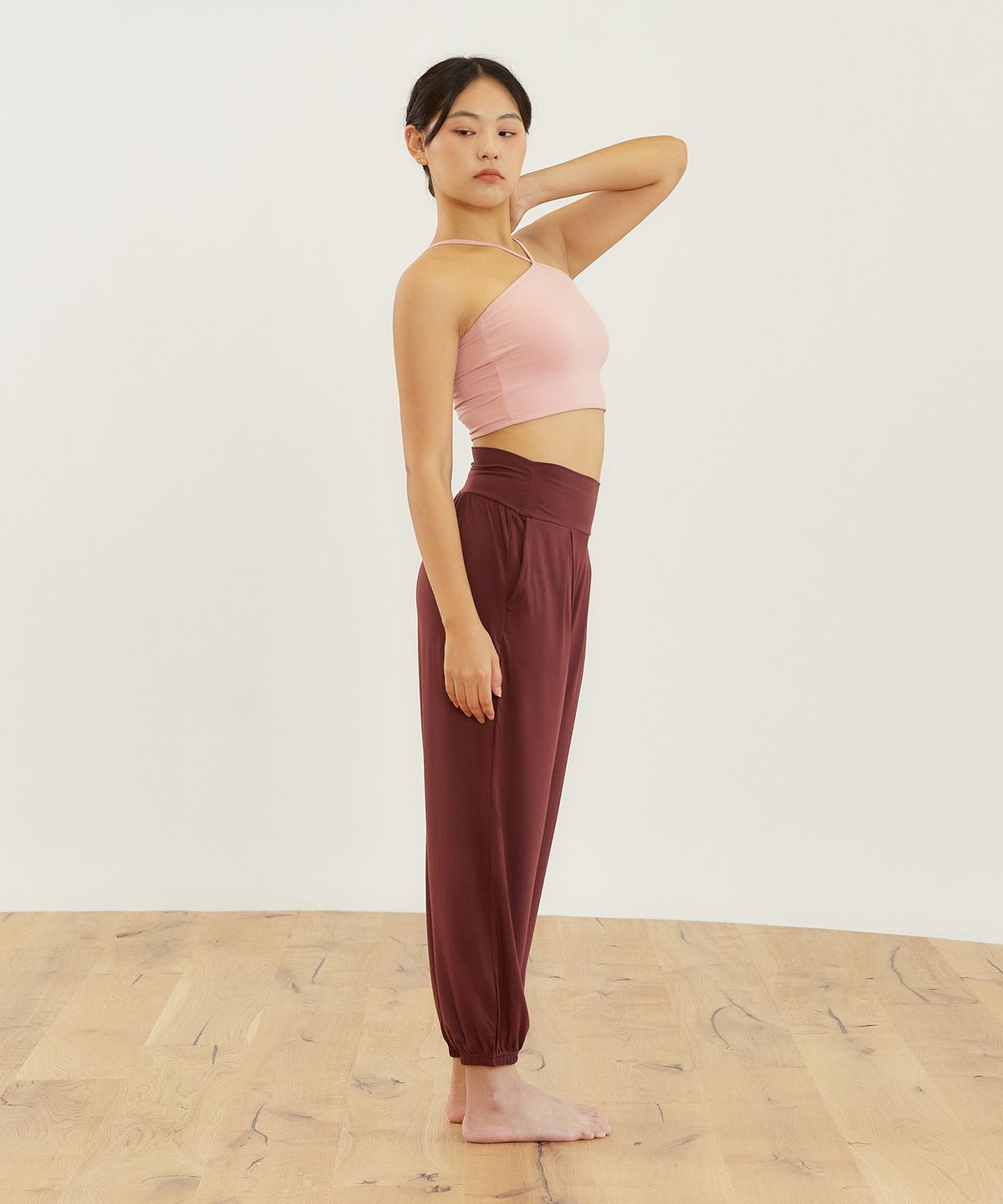 스토리요가(STORYOGA) 뱀부 라이트 모달 하렘 팬츠