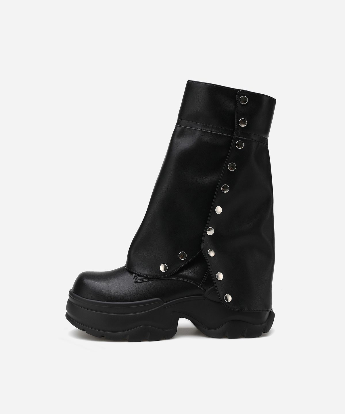 솔트앤초콜릿(SALT AND CHOCOLATE) 투웨이 버튼 워머 미들부츠 412446006 (6cm)