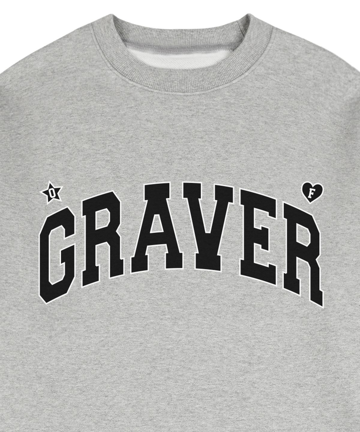 그레이버(GRAVER) [UNISEX]OF GRAVER 아치 로고 맨투맨_그레이