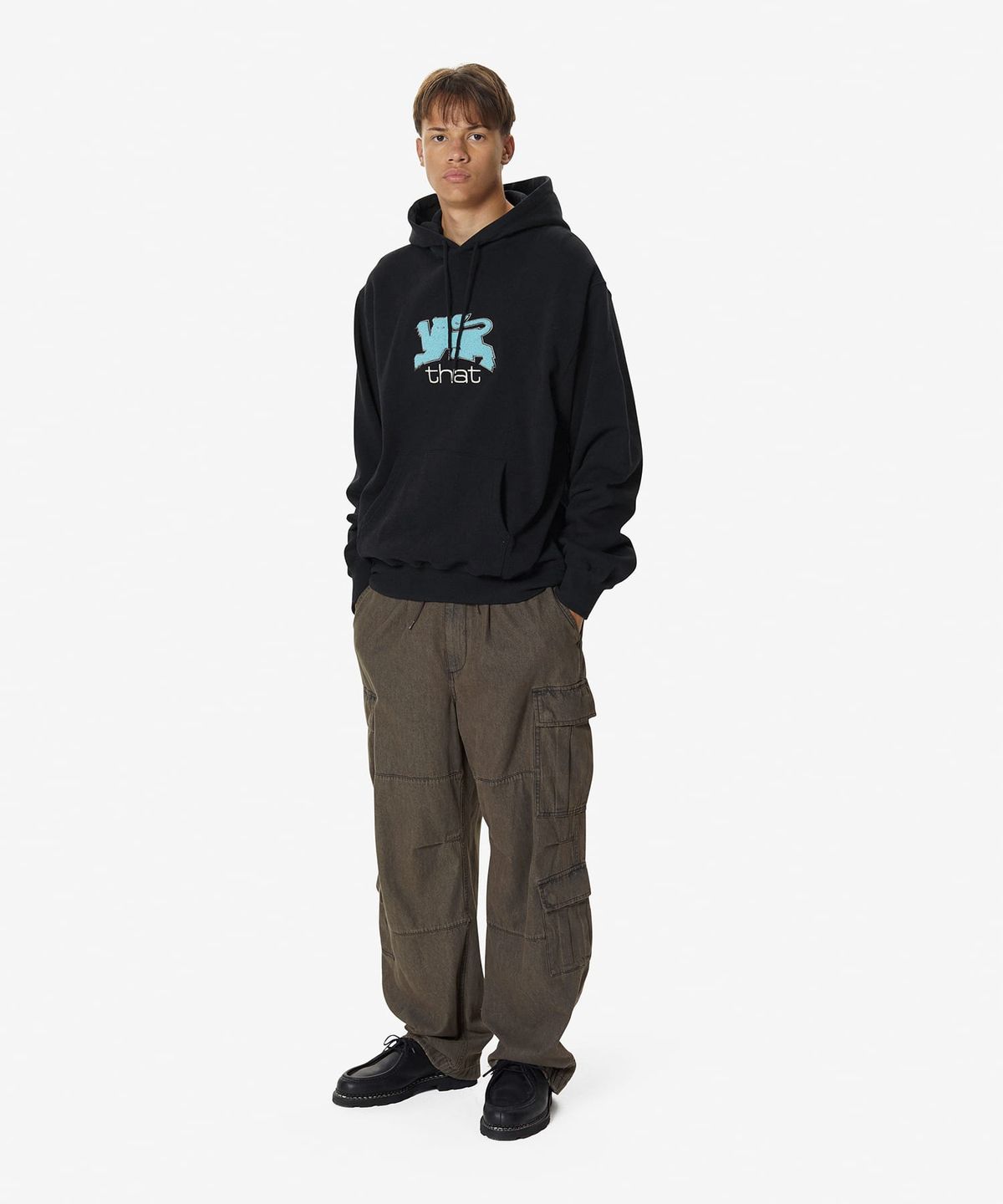 디스이즈네버댓(THISISNEVERTHAT) Lion Hoodie Black