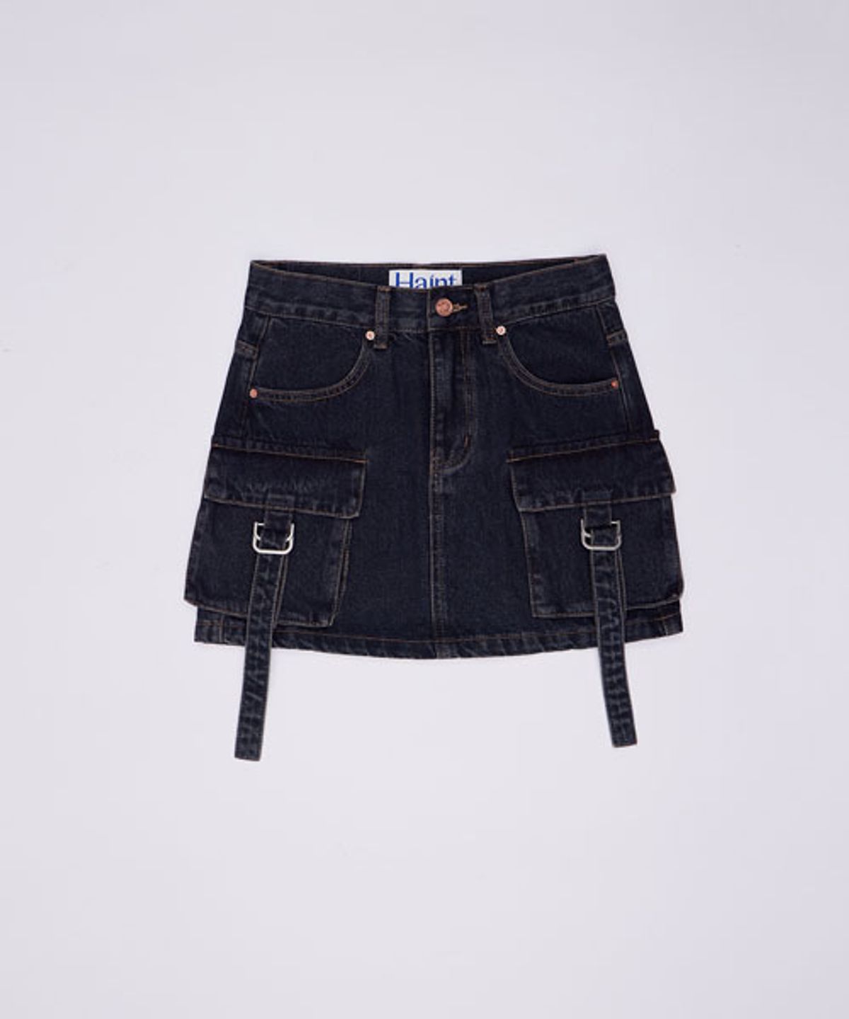 헤인트(HAINT) BREEZE CARGO MINI DENIM SKIRT