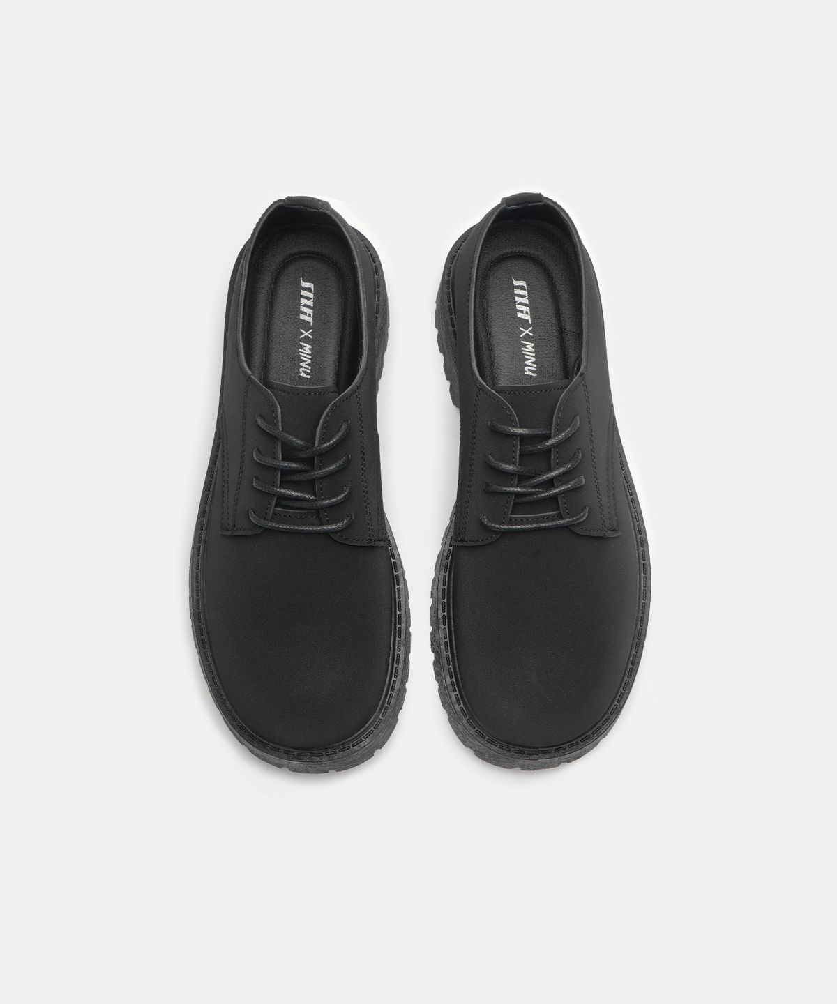 식스핏(6FT) [미누의코디 x 식스핏] BOLD TOE DERBY (MATT SUEDE)