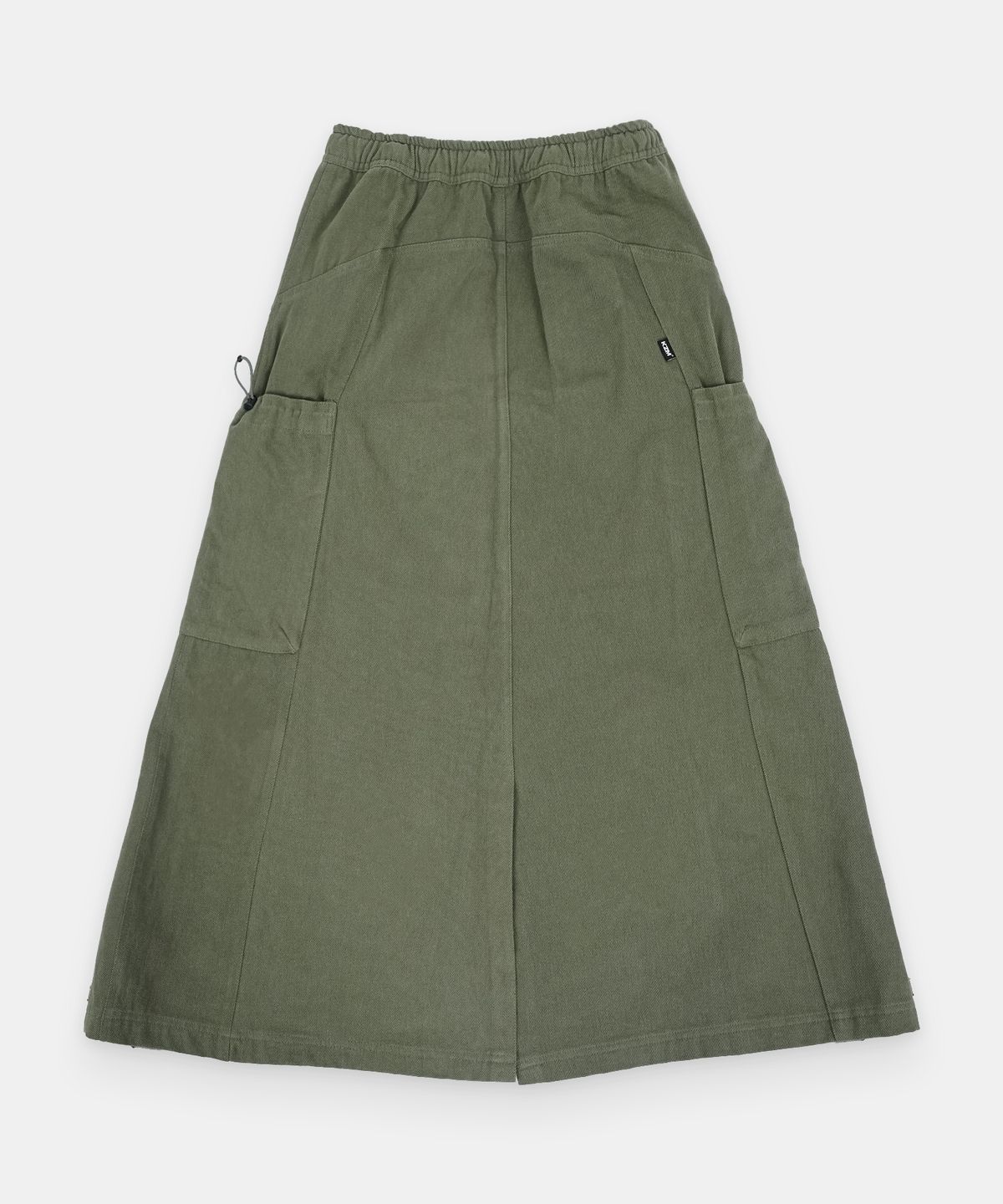 케이지엠(KZM) 아웃포켓 벨티드 롱 스커트 KHAKI