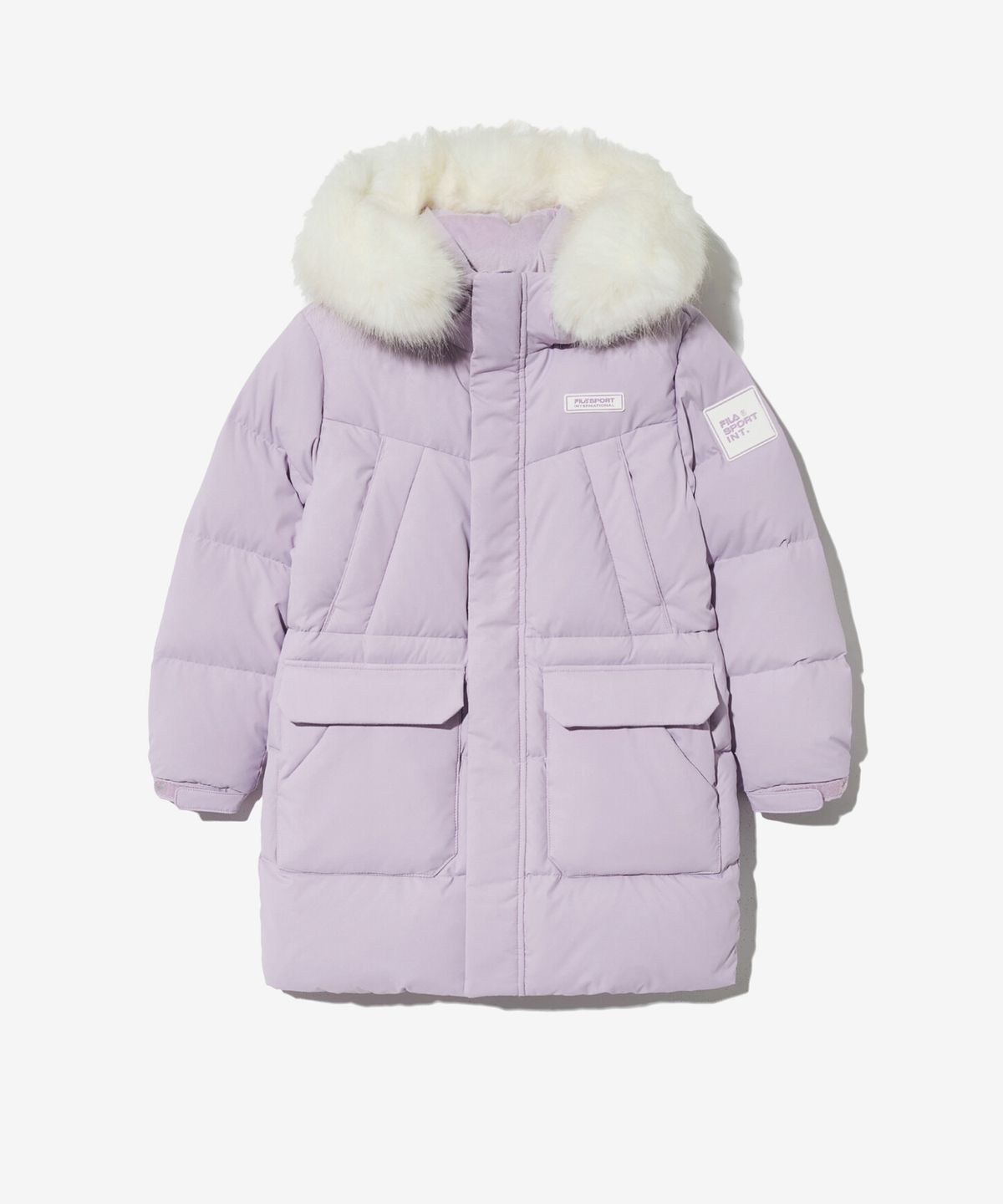 휠라 키즈(FILA KIDS) 후드 퍼 롱다운(FK2DJG4205XGVI)