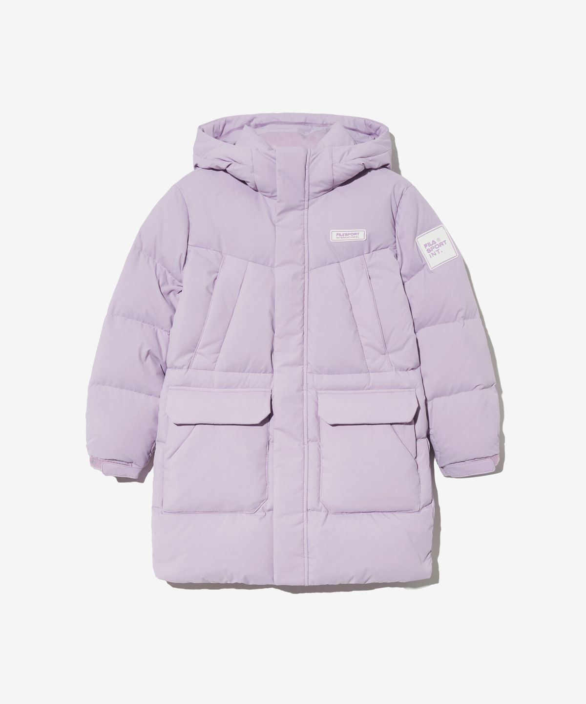 휠라 키즈(FILA KIDS) 후드 퍼 롱다운(FK2DJG4205XGVI)