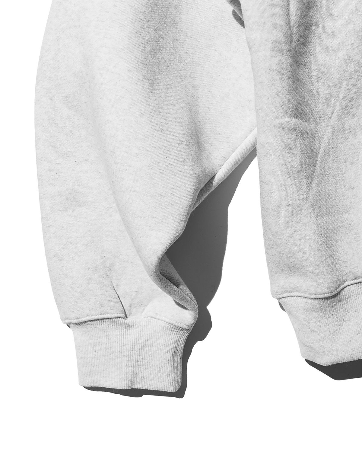 펀치드렁크파티즈(PUNCH DRUNK PARTIES) Circle Logo Oversized Hoodie (MELANGE WHITE)