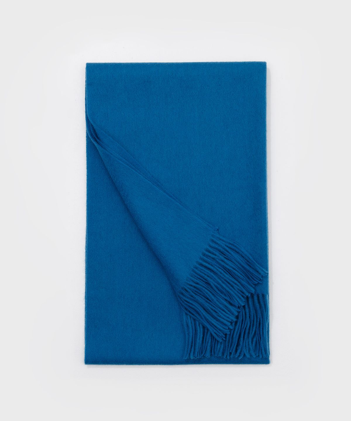 리끌로우(RECLOW) RC MACR WOOL 100% MUFFLER BLUE