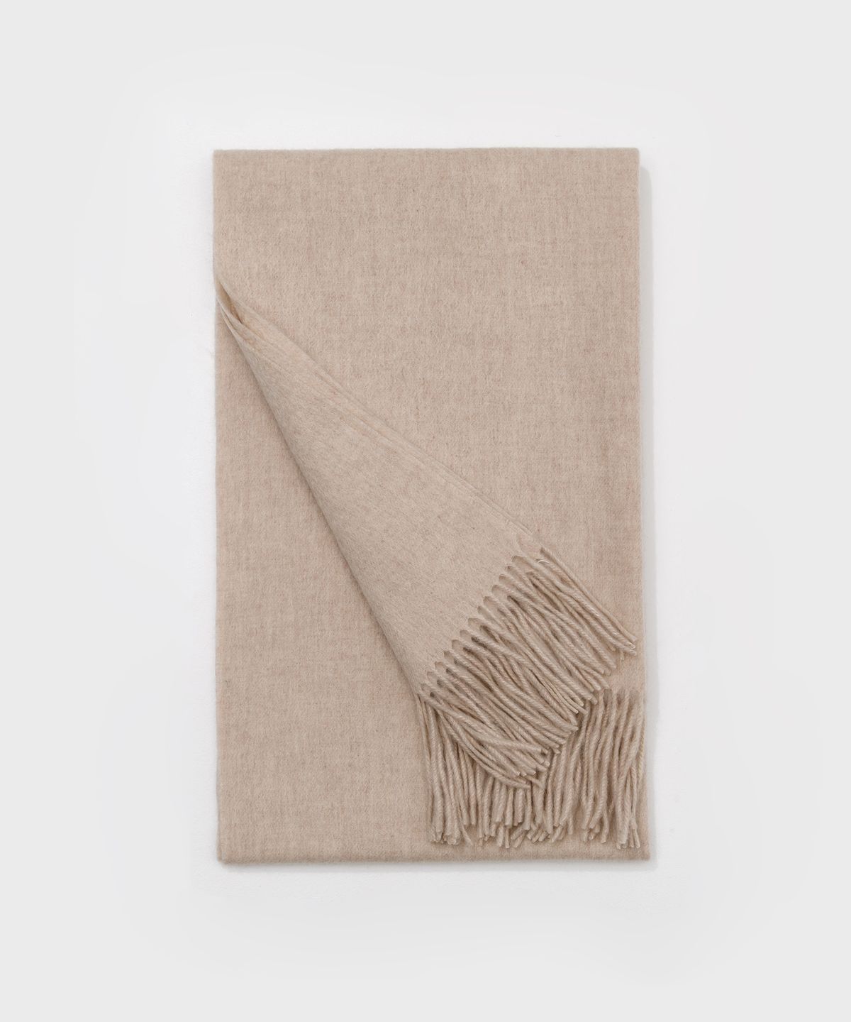 리끌로우(RECLOW) RC MACR WOOL 100% MUFFLER BEIGE