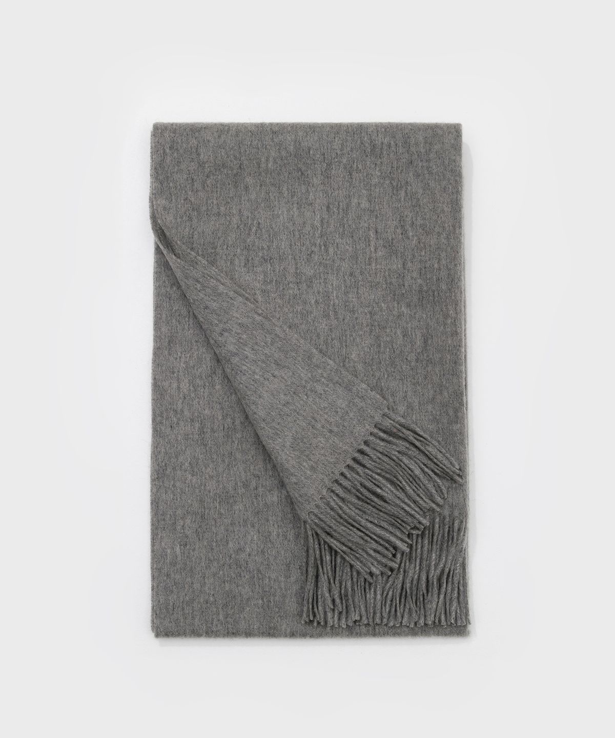 리끌로우(RECLOW) RC MACR WOOL 100% MUFFLER GRAY