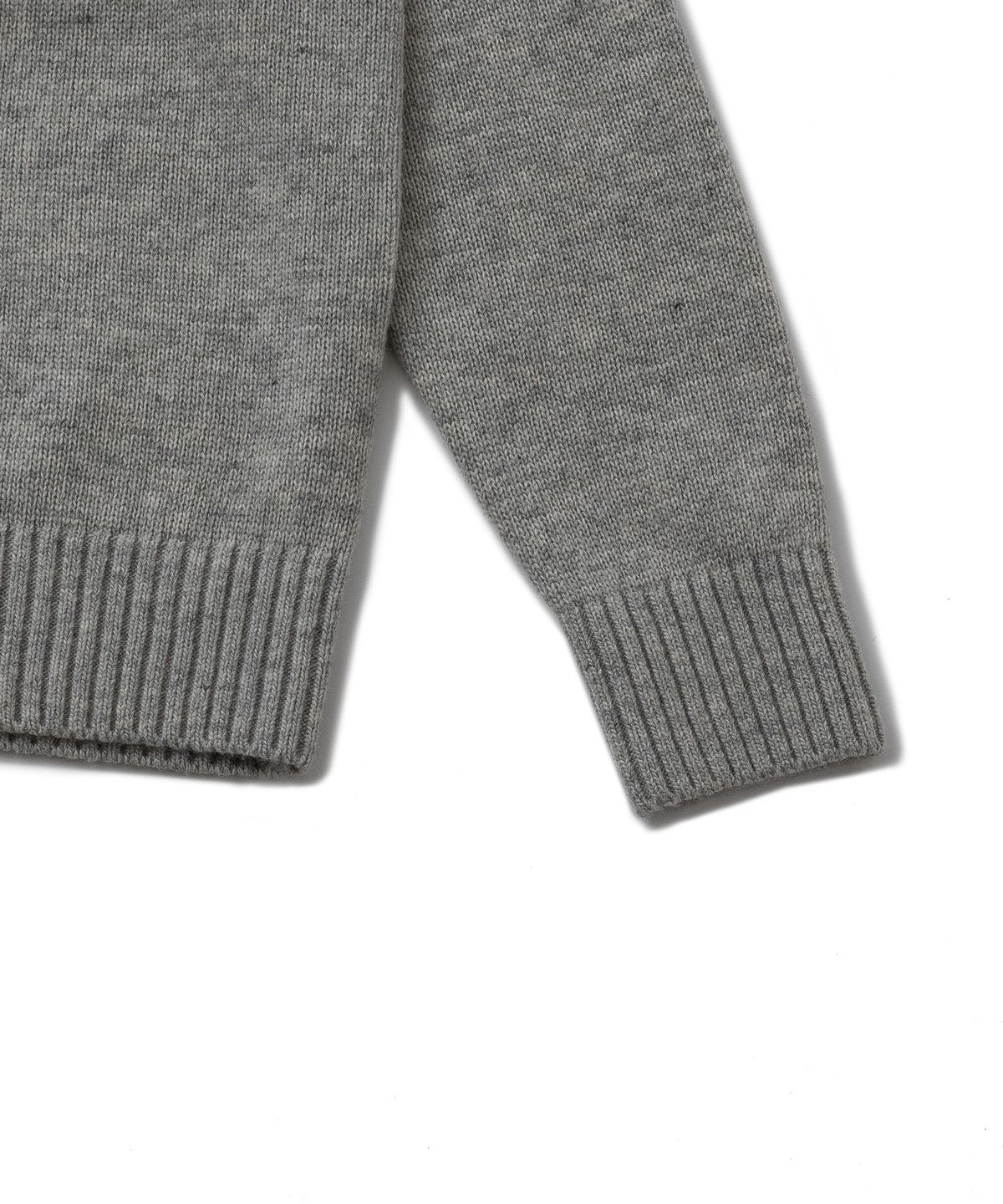 빅웨이브 컬렉티브(BIGWAVE COLLECTIVE) HAWAII AUTHENTIC LOGO MOK KNIT (WARM GRAY)