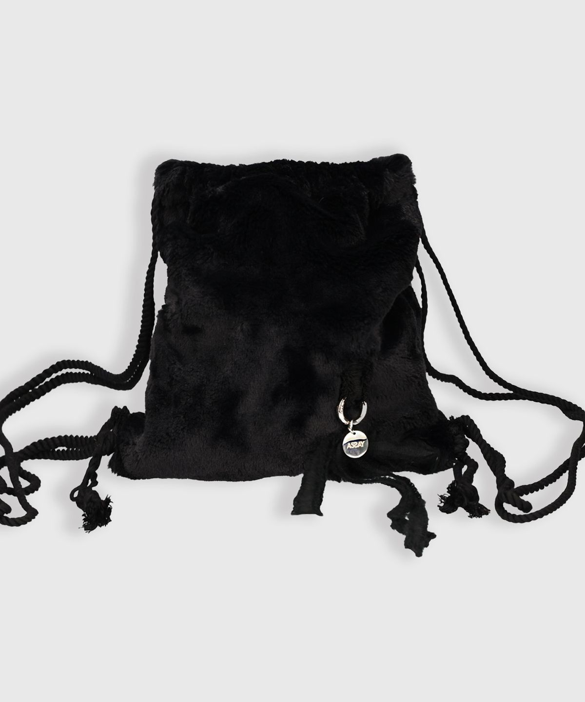 어세이(ASSAY) FLUFFY MINI BACK PACK (BLACK)