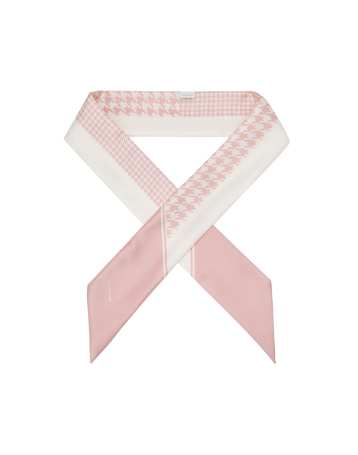 질스튜어트액세서리(JILLSTUART ACC) [실크100%] 하운드투스 롱 스카프 3color