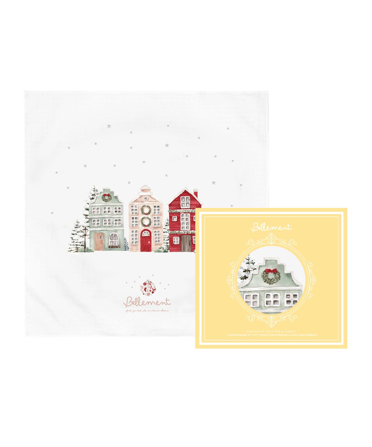벨몽(BELLEMENT) 4겹 프리미엄 로열 아기블랭킷 유모차담요 1pk