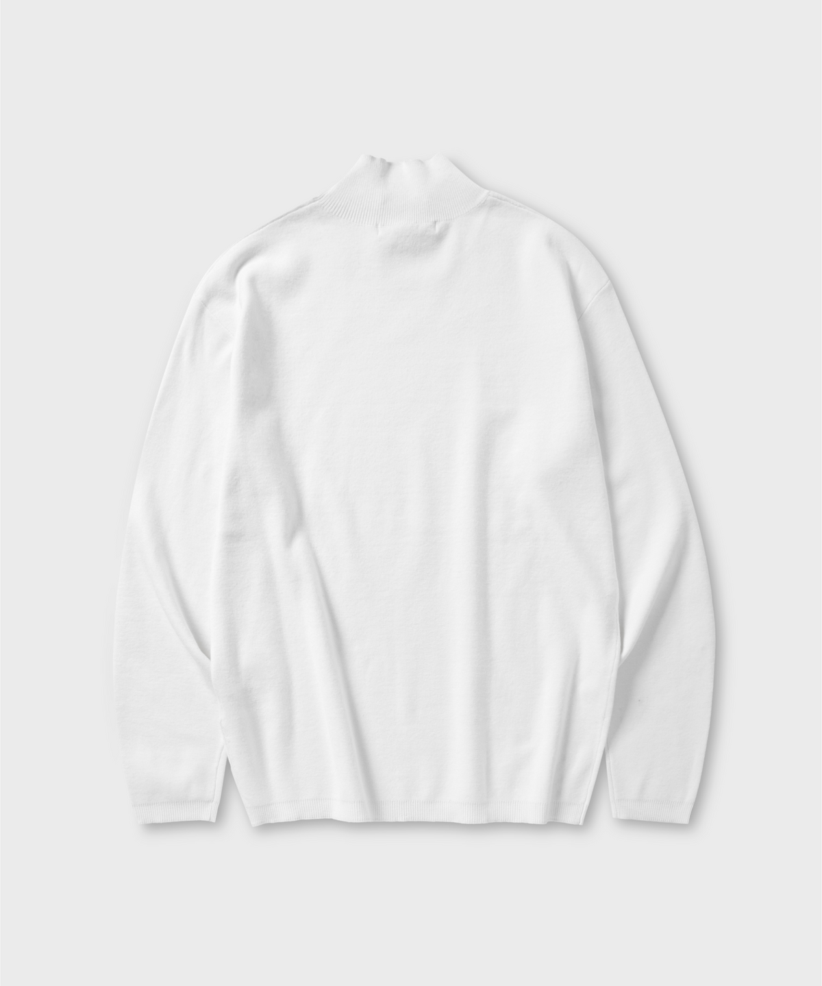 넌블랭크(NONBLANK) 모크넥 니트_OFF WHITE
