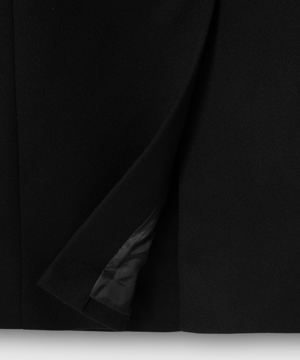 넌블랭크(NONBLANK) [넌블랭크 X 삭형] 싱글 코트_BLACK