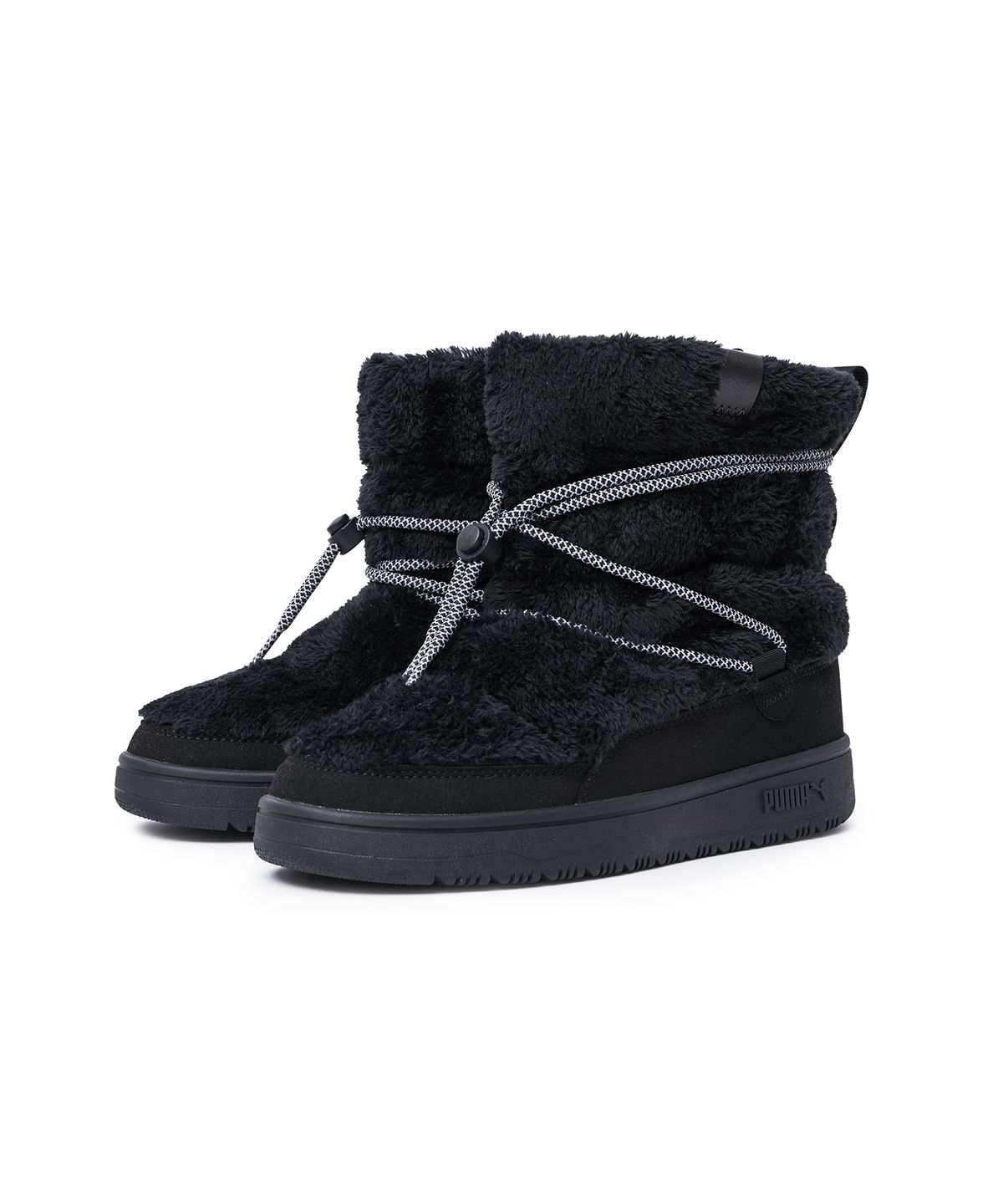 푸마(PUMA) 스노우배 스웨이드 우먼스 - 블랙:그레이 / 402175-01