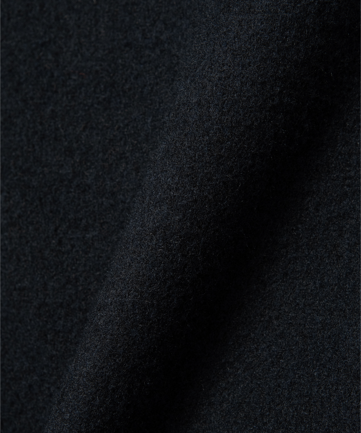 넌블랭크(NONBLANK) 우먼즈 디테처블 후드 더플 하프 코트_DARK NAVY