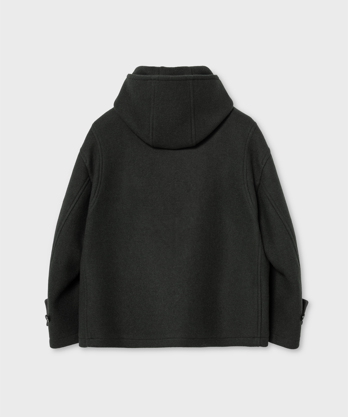 넌블랭크(NONBLANK) 우먼즈 디테처블 후드 더플 하프 코트_KHAKI