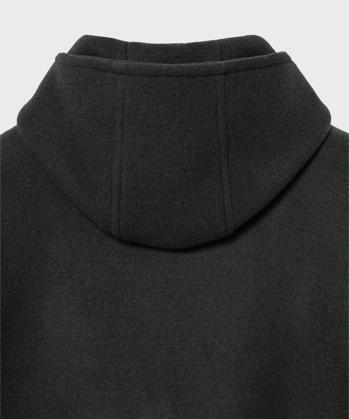 넌블랭크(NONBLANK) 우먼즈 디테처블 후드 더플 하프 코트_KHAKI
