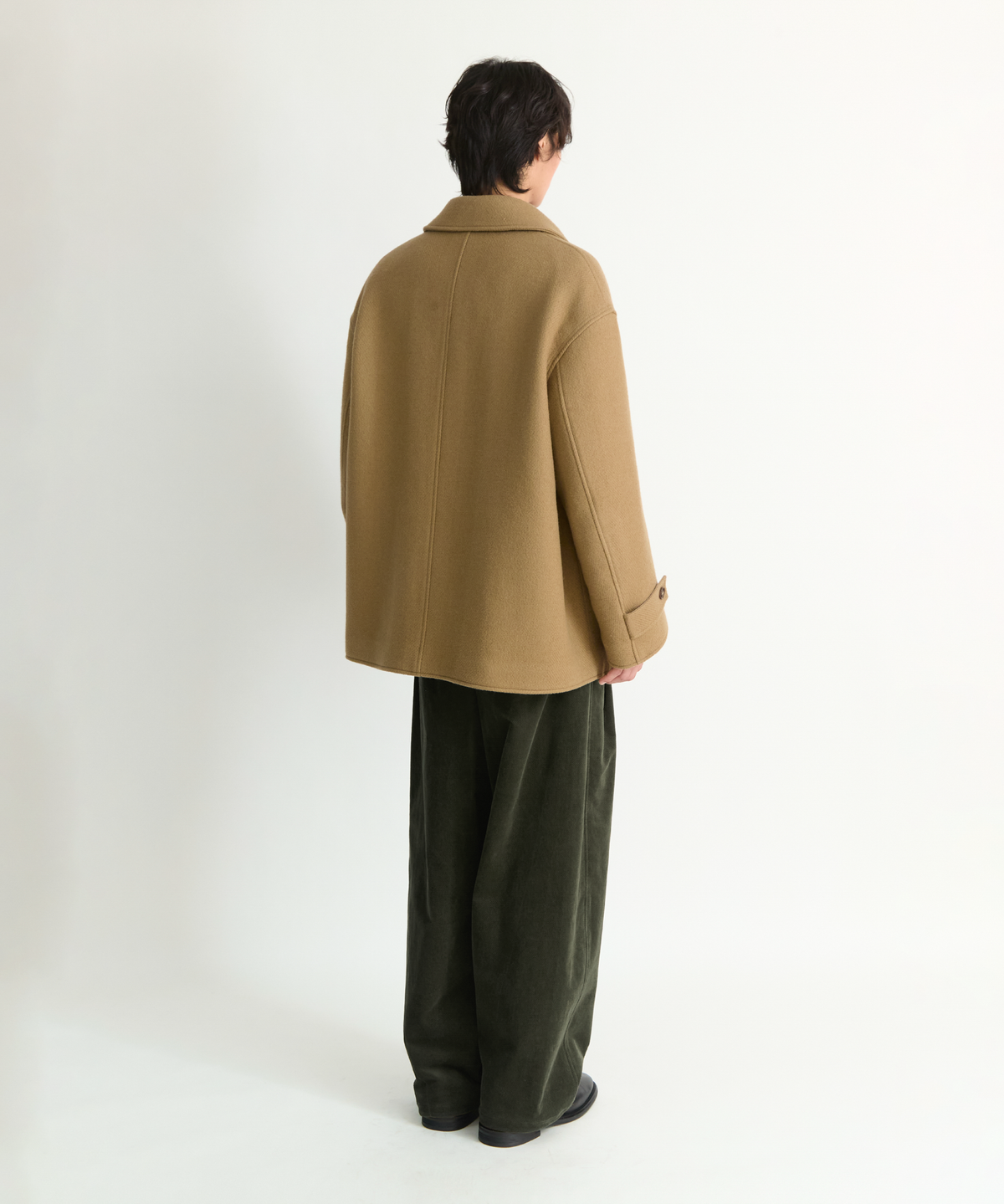 넌블랭크(NONBLANK) 오버사이즈 카 코트_BEIGE