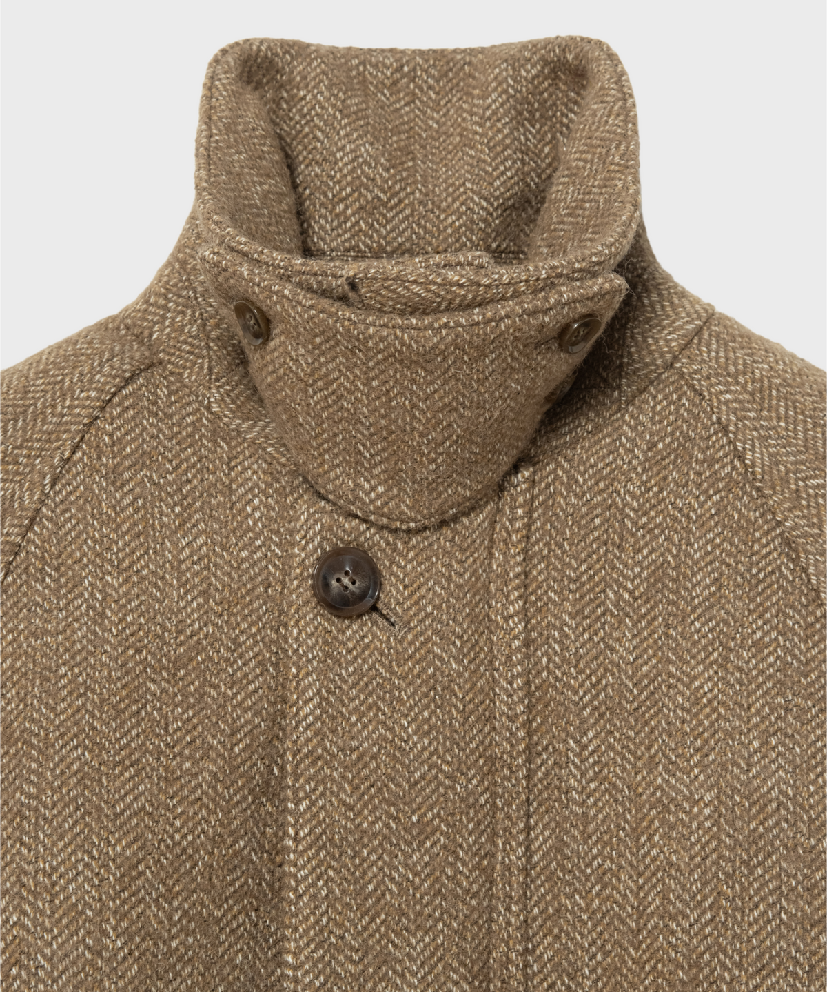 넌블랭크(NONBLANK) 래글런 집업 코트_BEIGE