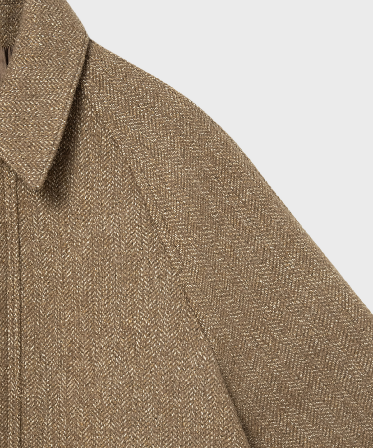넌블랭크(NONBLANK) 래글런 집업 코트_BEIGE