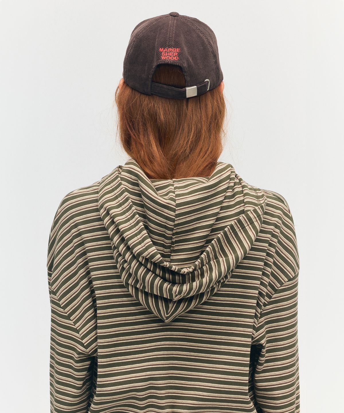 마지셔우드(MARGESHERWOOD) CORDUROY NEW YORK BALLCAP_brown