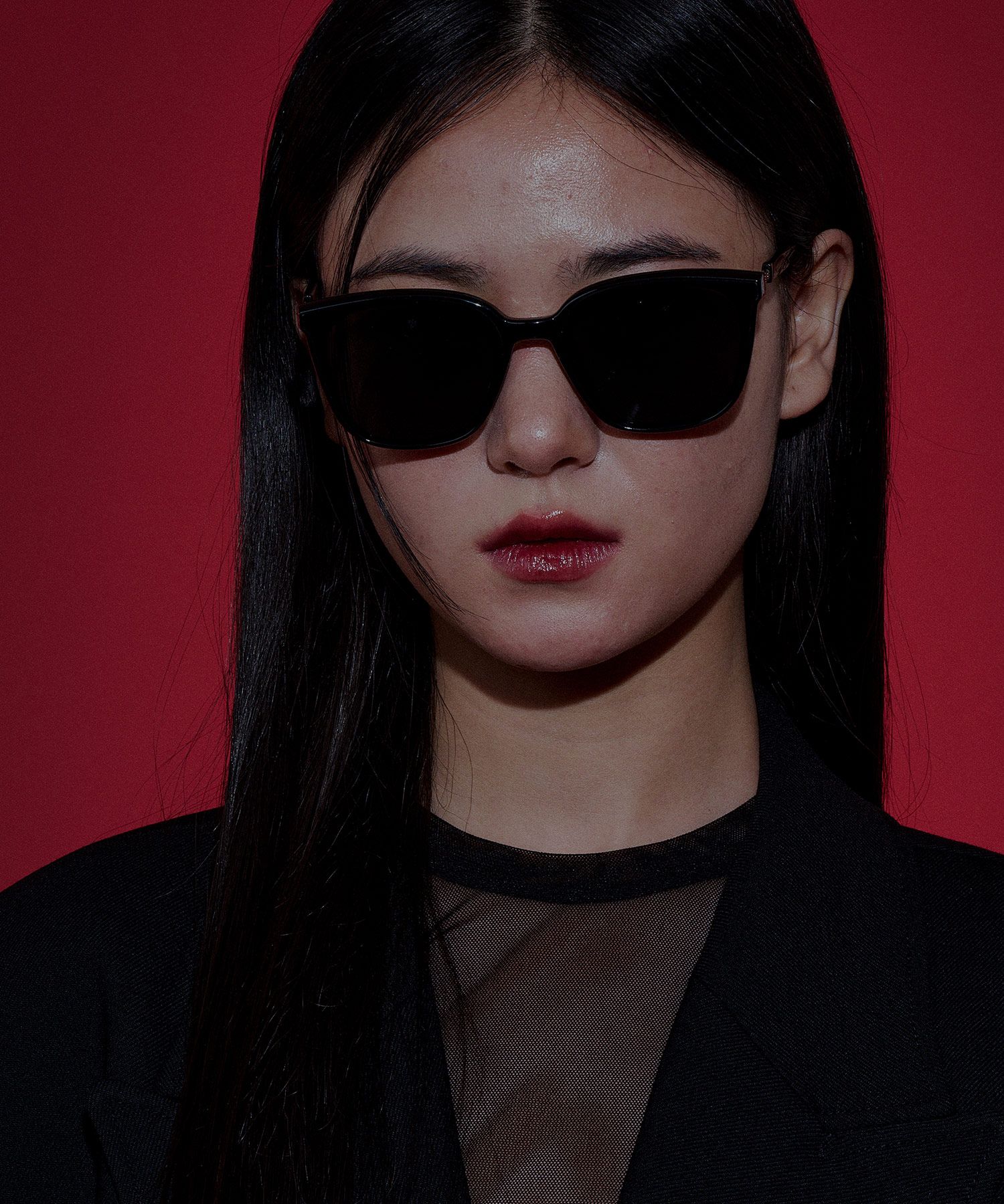 MUSINSA | RECLOW RC ROCHE SUNGLASS BLACK