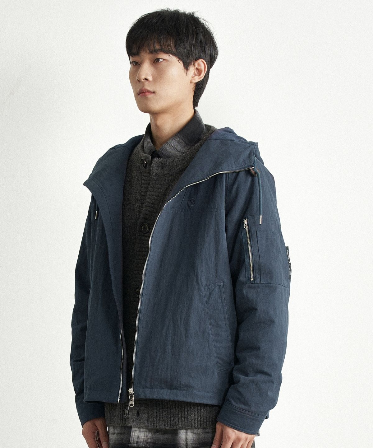 힐리먼트(HELEMENT) 모리온 후드 점퍼 (NAVY)
