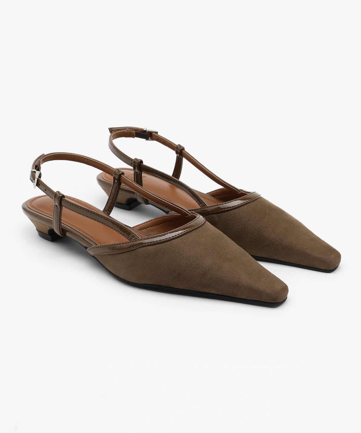 에퓨레(EPURE) SOHO Suede Slingbacks (2color)