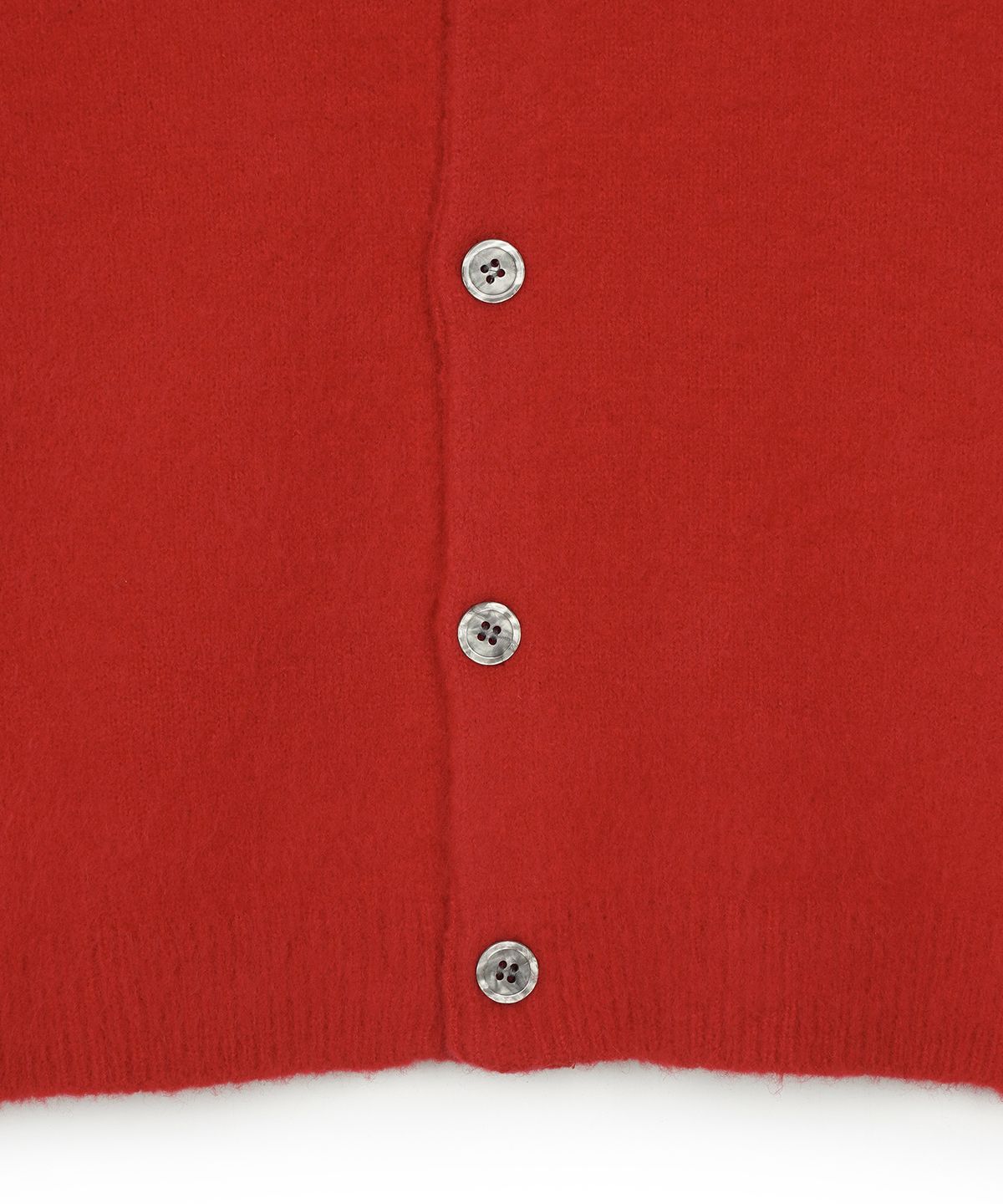 구보(GUVO) Out seam cardigan, red