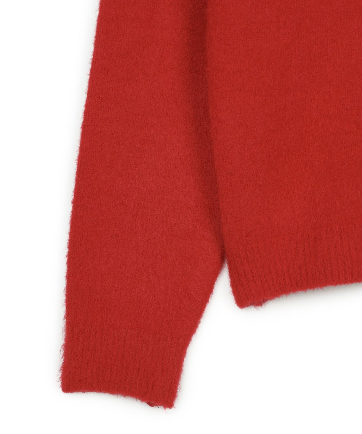 구보(GUVO) Out seam cardigan, red